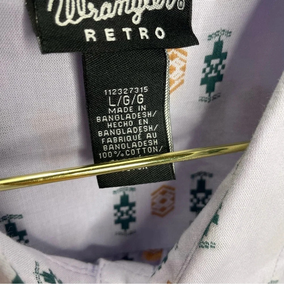 Wrangler Retro Western Button Up Cropped Shirt - Picture 5 of 8